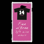 Coque Sony Xperia M2 3/4 aile droit Bonus offensif-défensif Rose 2