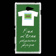 Coque Sony Xperia M2 Préparateur physique Bonus offensif-défensif Vert