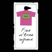 Coque Sony Xperia M2 Soigneur Bonus offensif-défensif Blanc