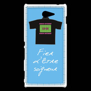 Coque Sony Xperia M2 Soigneur Bonus offensif-défensif Bleu 2