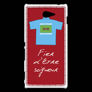 Coque Sony Xperia M2 Soigneur Bonus offensif-défensif Rouge 2