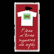 Coque Sony Xperia M2 Supporters Bonus offensif-défensif Rouge