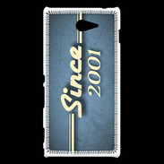 Coque Sony Xperia M2 Since 2001 Bleu