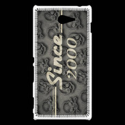 Coque Sony Xperia M2 Since crane gris 2000