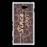Coque Sony Xperia M2 Since crane rose 1951