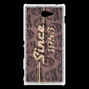 Coque Sony Xperia M2 Since crane rose 1953