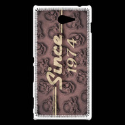 Coque Sony Xperia M2 Since crane rose 1974