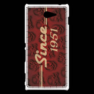 Coque Sony Xperia M2 Since crane rouge 1951