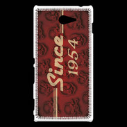 Coque Sony Xperia M2 Since crane rouge 1954