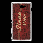 Coque Sony Xperia M2 Since crane rouge 1955