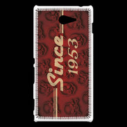 Coque Sony Xperia M2 Since crane rouge 1953