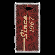 Coque Sony Xperia M2 Since crane rouge 1957