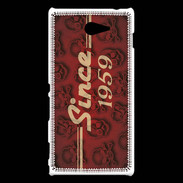 Coque Sony Xperia M2 Since crane rouge 1959
