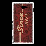 Coque Sony Xperia M2 Since crane rouge 1971