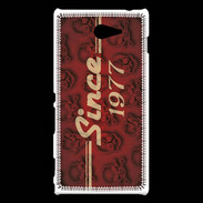 Coque Sony Xperia M2 Since crane rouge 1977