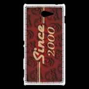 Coque Sony Xperia M2 Since crane rouge 2000