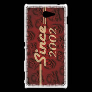 Coque Sony Xperia M2 Since crane rouge 2002
