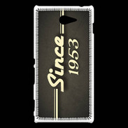 Coque Sony Xperia M2 Since 1953 gris