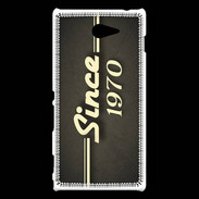 Coque Sony Xperia M2 Since 1970 gris