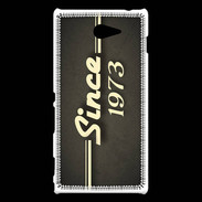 Coque Sony Xperia M2 Since 1973 gris