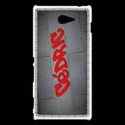 Coque Sony Xperia M2 Cédric Tag