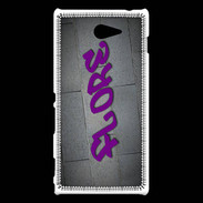Coque Sony Xperia M2 Flore Tag