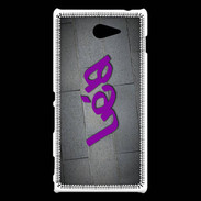Coque Sony Xperia M2 Léa Tag