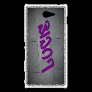Coque Sony Xperia M2 Lucie Tag