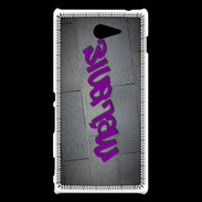 Coque Sony Xperia M2 Mélanie Tag