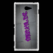 Coque Sony Xperia M2 Mathilde Tag