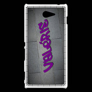 Coque Sony Xperia M2 Valérie Tag