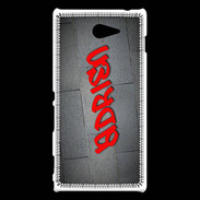 Coque Sony Xperia M2 Adrien Tag