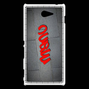 Coque Sony Xperia M2 Manu Tag