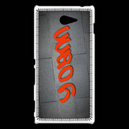 Coque Sony Xperia M2 Yoann Tag