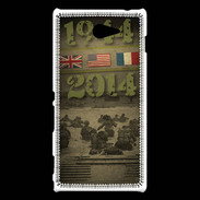 Coque Sony Xperia M2 Débarquement Normandie plage 1 ZG