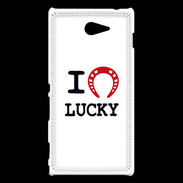 Coque Sony Xperia M2 I love Lucky