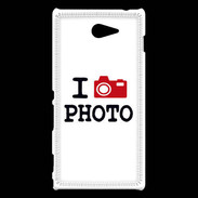 Coque Sony Xperia M2 I love Photo
