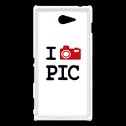 Coque Sony Xperia M2 I love Pic