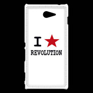Coque Sony Xperia M2 I love Revolution
