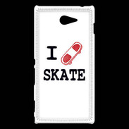 Coque Sony Xperia M2 I love Skate