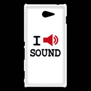 Coque Sony Xperia M2 I love Sound