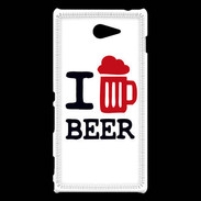 Coque Sony Xperia M2 I love Beer