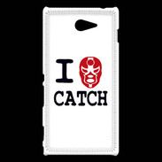 Coque Sony Xperia M2 I love Catch