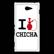 Coque Sony Xperia M2 I love Chicha