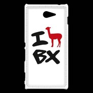 Coque Sony Xperia M2 I love Lama