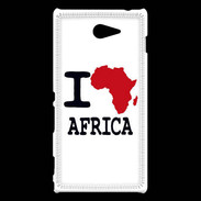 Coque Sony Xperia M2 I love Africa 2