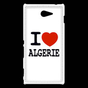 Coque Sony Xperia M2 I love Algérie