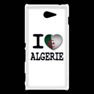 Coque Sony Xperia M2 I love Algérie 2