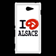 Coque Sony Xperia M2 I love Alsace 2