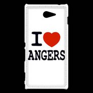 Coque Sony Xperia M2 I love Angers